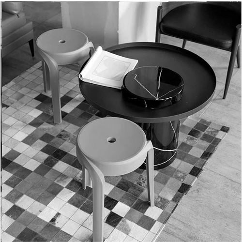 Takaz Global İstiflenebilir 6 lı Tabure I.Bottega Design GRİ 718505