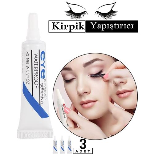 Takaz Global 30 Sn de Takma Kirpik Yapıştırıcı Siyah 3 lü paket