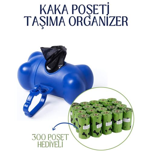 Takaz Global Kaka Poşeti Taşıma Çantası 300 Adet Poşet Hediyeli 718571