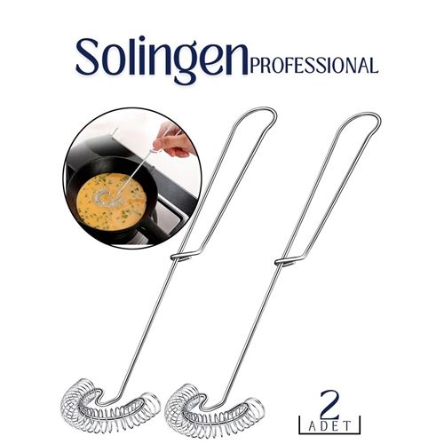 Takaz Global 2 li Çelik Spiral Çırpıcı Solingen Professional