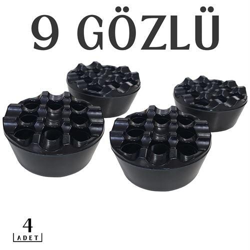 Takaz Global Plastik Küllük 9 Gözlü Emma Design 4 ADET