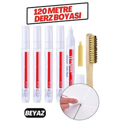 Takaz Global Derz Arası 120 Metre Boyama Rötüş Kalemi BEYAZ 718601