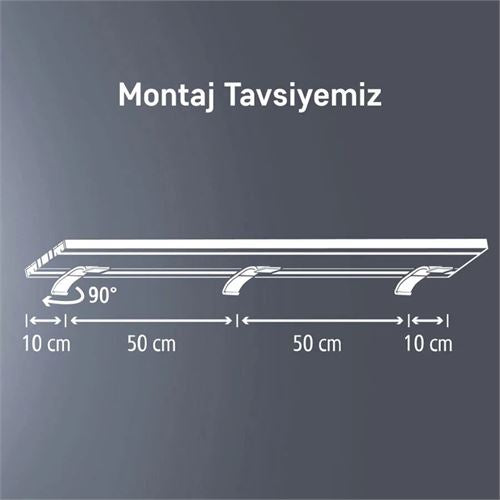 Takaz Global Kornişe Stor Perde Montaj Aparatı 15 ADET