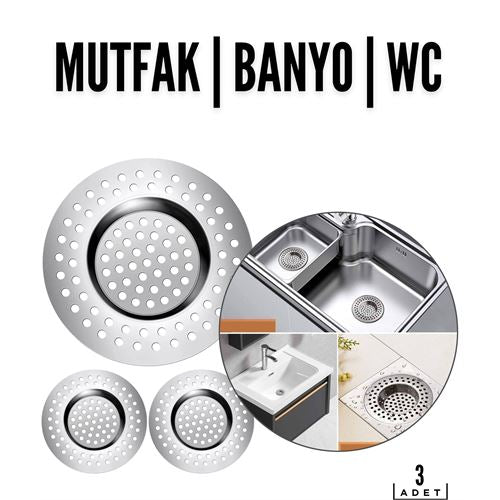 Takaz Global Lavabo Süzgeci 3 ADET