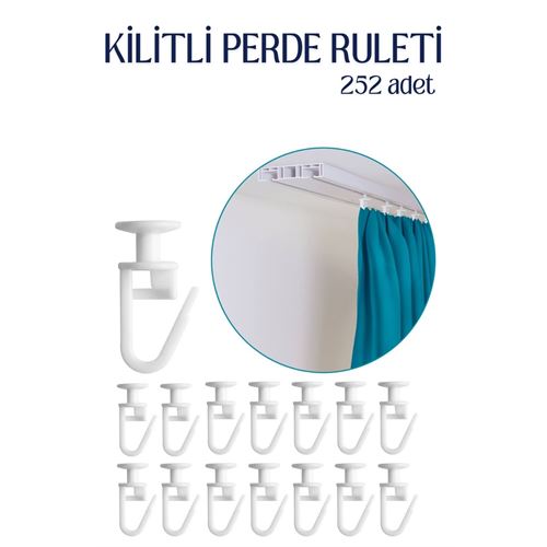 Takaz Global Kilitli Perde Ruleti  252 ADET