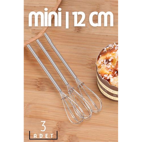 Takaz Global  Mini Çelik Çırpıcı Seti 3 lü Gazzaniga Design