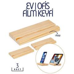 Takaz Global Yan-Dik Cep Tablet Standı Ahşap Luca Salvatore Design