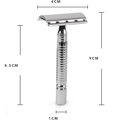 Takaz Global Klasik Tıraş Makinesi Üstten Açmalı Paslanmaz Krom 718636