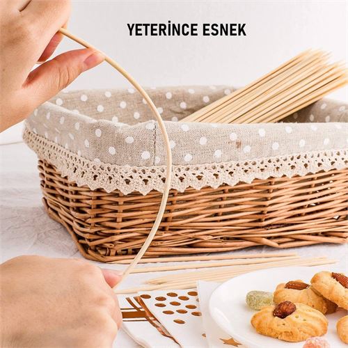 Takaz Global Izgara Çöp Şiş Çubukları 30 cm Bambu 120 Adet