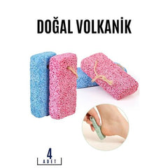 Takaz Global Doğal Volkanik Topuk Taşı 4 ADET