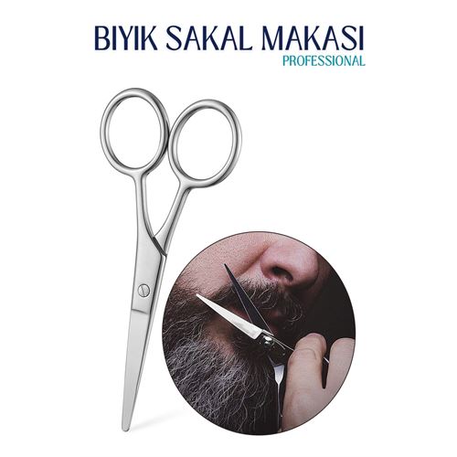 Takaz Global Bıyık Sakal Düzeltme Makası 12 cm
