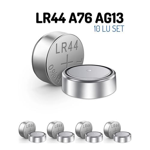 Takaz Global LR44 A76 AG13 1.55V 10 Adet Alkaline Pil