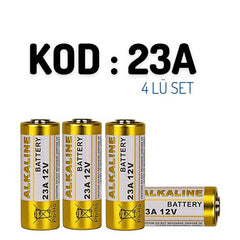 Takaz Global LR23 A23 12 Volt Ultra Power Pil 4 LÜ SET