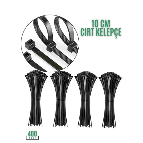 Takaz Global Cırt Kelepçe 10 Cm 400 lü Paket