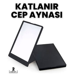 Takaz Global Katlanabilir Mini Çanta Aynası 2 li SET