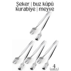Takaz Global Çelik Mini Maşa Zazzeri Design 6 lı Paket  718702