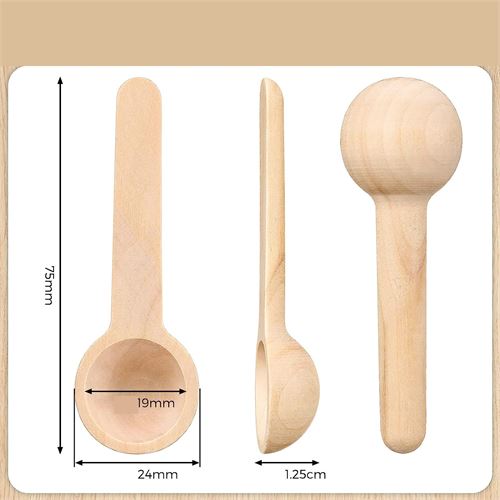 Takaz Global Ahşap Baharat Kaşığı Barnhard Design 12 li PAKET