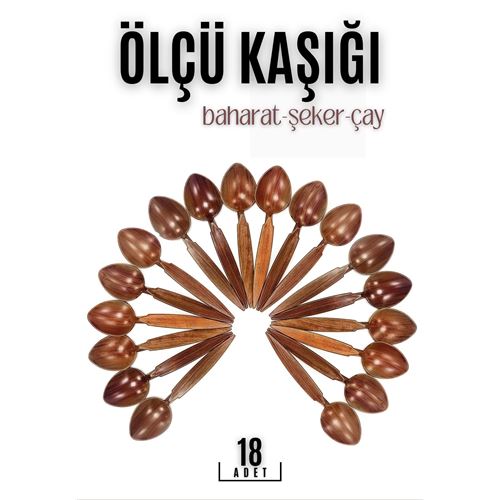 Takaz Global Baharat Ölçü Kaşığı 18 ADET Schepper Design