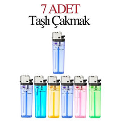 Takaz Global Taşlı Çakmak 7 li Paket