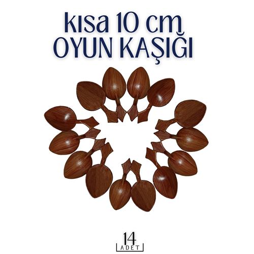 Takaz Global Kısa Oyun Kaşığı 14 ADET