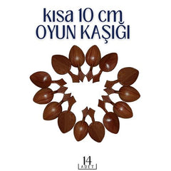 Takaz Global Kısa Oyun Kaşığı 14 ADET