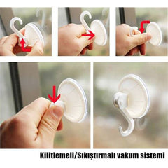 Takaz Global Vantuzlu Askı 5.5 cm 8 li Paket
