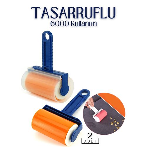 Takaz Global Tüy Tiftik Toplayıcı 6000 Kullanım Tisserant Design 2 li SET