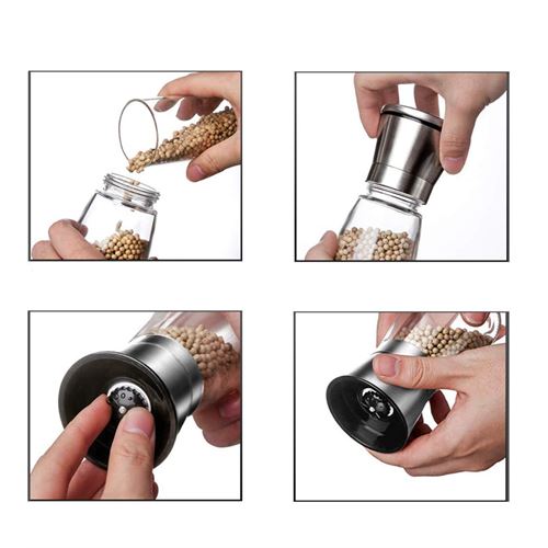 Takaz Global 2 li Baharat Tuz Öğütücü Set Dees Dickerhoof Design