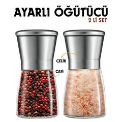 Takaz Global 2 li Baharat Tuz Öğütücü Set Dees Dickerhoof Design