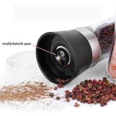 Takaz Global 2 li Baharat Tuz Öğütücü Set Dees Dickerhoof Design