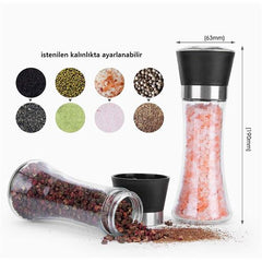 Takaz Global 2 li Baharat Tuz Öğütücü Set Dees Dickerhoof Design
