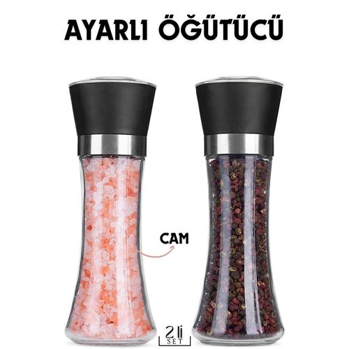 Takaz Global 2 li Baharat Tuz Öğütücü Set Dees Dickerhoof Design