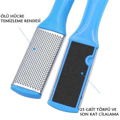 Takaz Global Topuk Rendesi ve Törpü 2 li Set Solingen Professional 718763