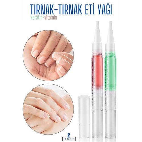 Takaz Global Tırnak Yağı Canladırıcı Bakım Kalemi 2 li Paket