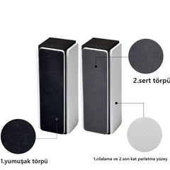 Takaz Global 4 Yüzeyli Törpü ve Parlatma Blok Sünger 3 lü Set