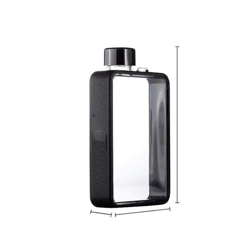 Takaz Global 380 Ml Flat Matara A5 Design SİYAH