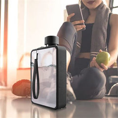 Takaz Global 380 Ml Flat Matara A5 Design SİYAH