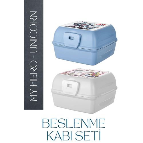 Takaz Global Çocuk Beslenme Kabı 2 li Set Stella Design