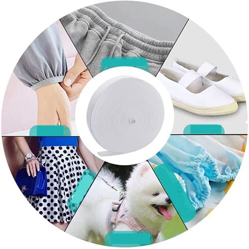 Takaz Global 30 Metre Yassı Bel Paça Giysi Lastiği 3 cm