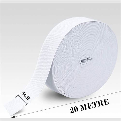Takaz Global 20 Metre Yassı Bel Paça Giysi Lastiği 4 cm