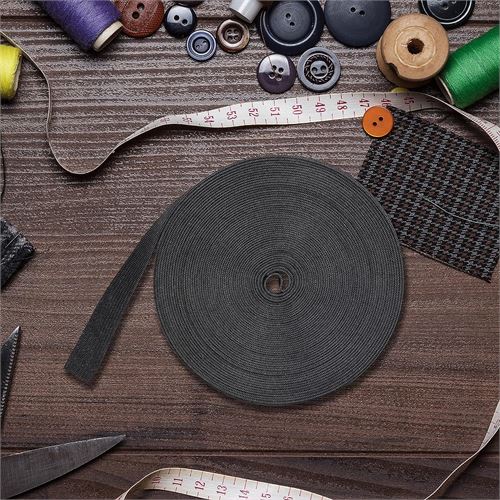 Takaz Global 20 Metre Yassı Bel Paça Giysi Lastiği 4 cm SİYAH