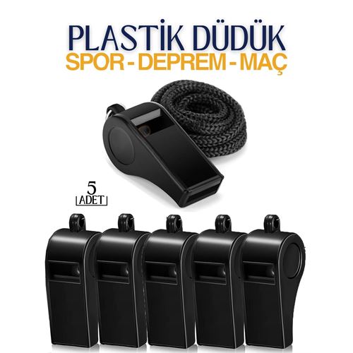 Takaz Global 5 li Spor ve Deprem Düdüğü Sigefriedo Design