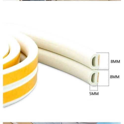 Takaz Global D Tip Kapı Pencere Ses Isı Yalıtım Bandı EPDM Kauçuk 39 Metre