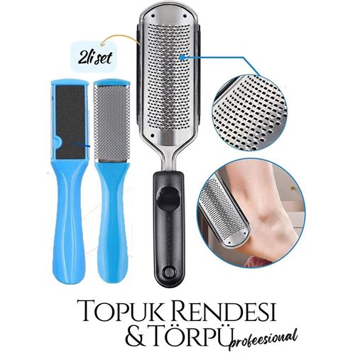 Takaz Global Topuk Rendesi+Topuk Rendesi ve Törpü 2 li Set