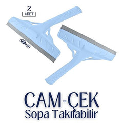 Takaz Global 2 li Silikon Uçlu Cam Sil Çekçek 22 Cm