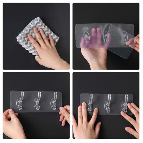 Takaz Global 5 Pinli Yapışkanlı Askı Xenoty Design 3 lü SET