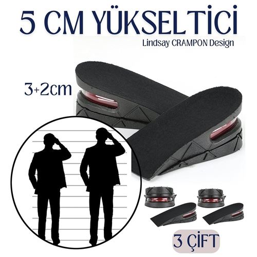 Takaz Global 3 SET 5 Cm Yükseltici Ayak Tabanlığı L.CRAMPON Design