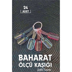 Takaz Global 24 lü Şeffaf Baharat Kaşığı Camino Design