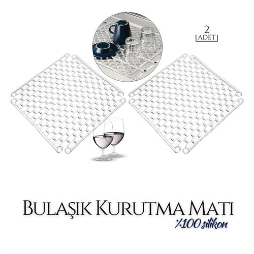 Takaz Global 2 ADET Silikon Bulaşık Kurutma Matı A.Barreira Design