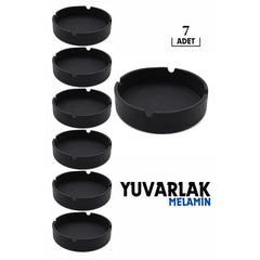 Takaz Global Melamin Küllük Yuvarlak Emma Design 7 ADET 718990